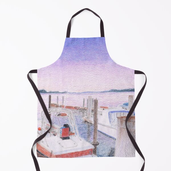 Item preview, Harbor sunset designed and sold by YuNikDraw.