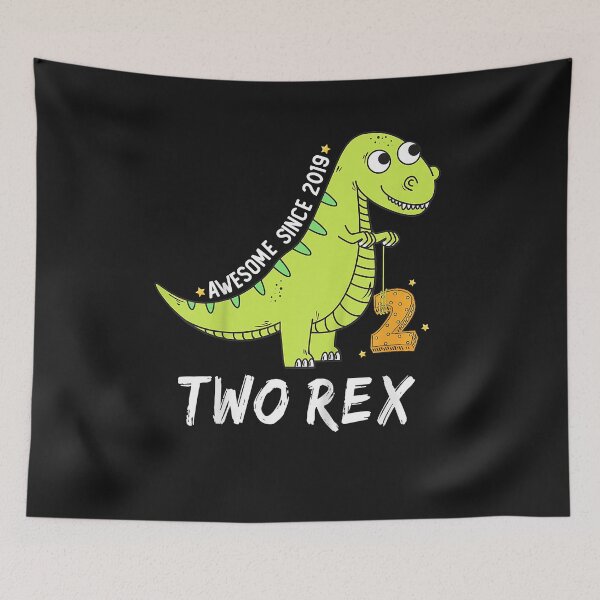 Item preview, Kids Two Rex Birthday Party Decorations Girl Boy Kids 2nd Yo Bday designed and sold by AileighKyser.