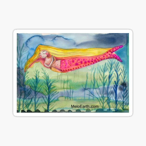 Pink Tail Sticker