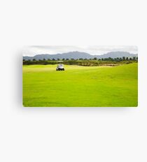Golf cart Canvas Print
