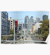 Melbourne City Grid Poster