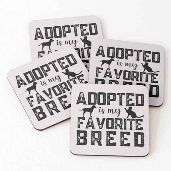 Item preview, Adopted is my favorite breed designed and sold by JooArtPrints  ★★★★★.