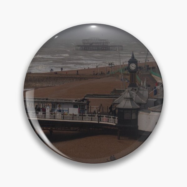 Item preview, Storm at the seafront of Brighton, England designed and sold by Alena Vishina.