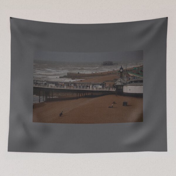Item preview, Storm at the seafront of Brighton, England designed and sold by Alena Vishina.