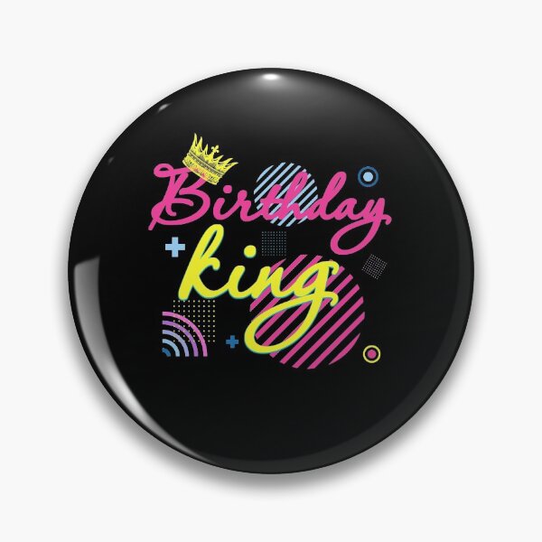 Item preview, Birthday King Gold Crown 90s 80s Vapor Wave designed and sold by FucaGirl.