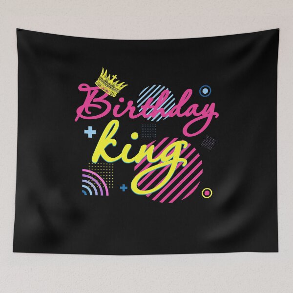 Item preview, Birthday King Gold Crown 90s 80s Vapor Wave designed and sold by FucaGirl.