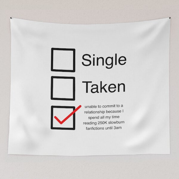 Item preview, Single, Taken, Fanfiction Fanatic designed and sold by Mia Frances.