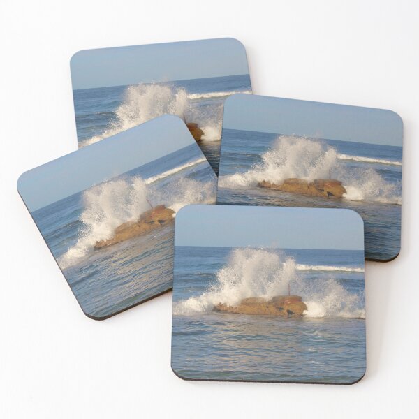 Item preview, Wave Smashes Rock designed and sold by NewyClothingCo.