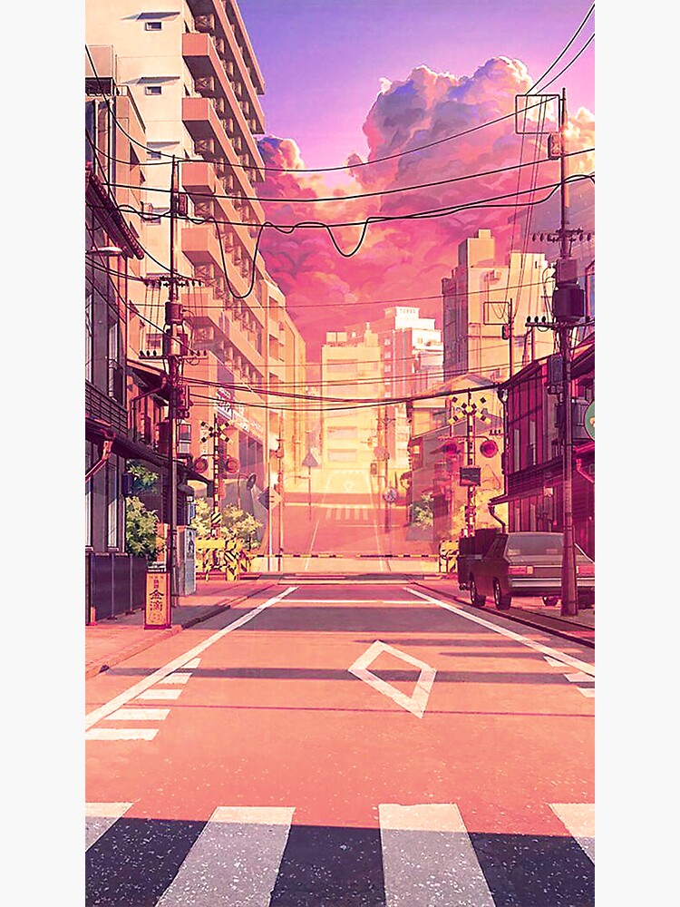 Download Explore the Pasteldream of Anime City Wallpaper | Wallpapers.com