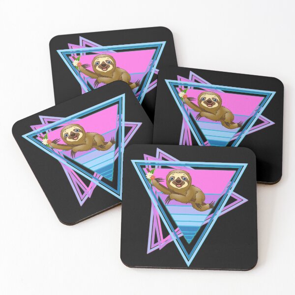 Item preview, Lazy Sloth 80s 90s Vapor Wave Lazy Day designed and sold by FucaGirl.