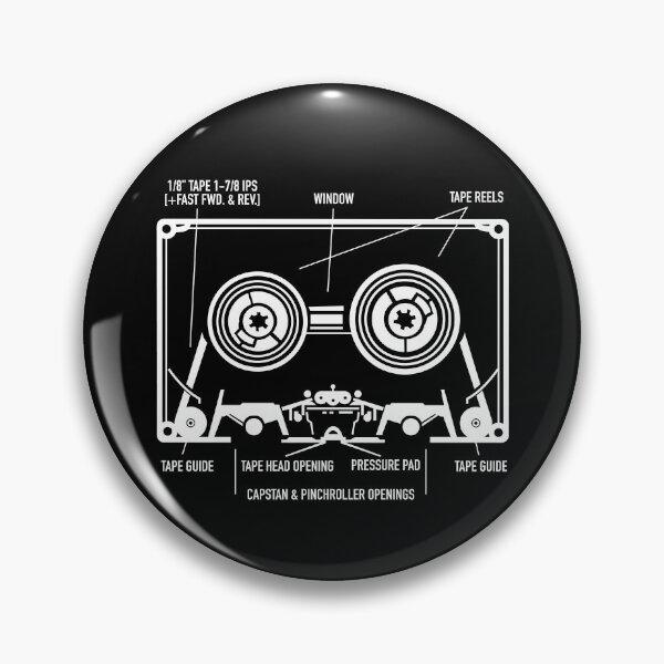 Artikelvorschau, Mixtape Diagram Vintage Cassette Tape Blueprint Cassette Gear entworfen und verkauft von DynamicDesign.