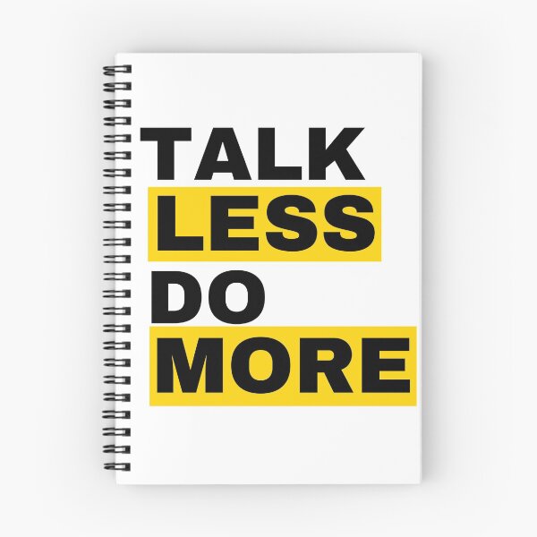 Item preview, Talk Less. Do More. designed and sold by TheresePrintArt.