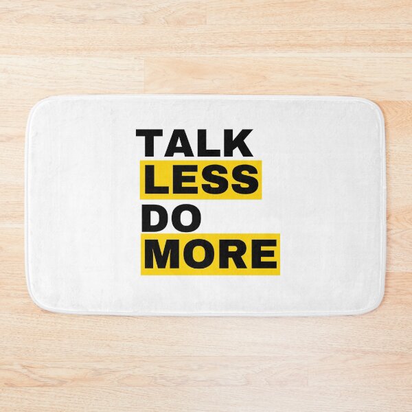 Item preview, Talk Less. Do More. designed and sold by TheresePrintArt.