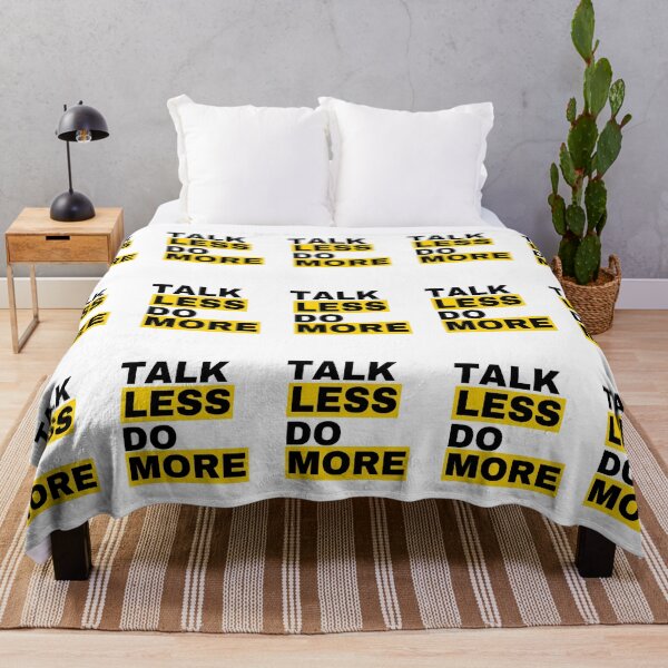 Item preview, Talk Less. Do More. designed and sold by TheresePrintArt.