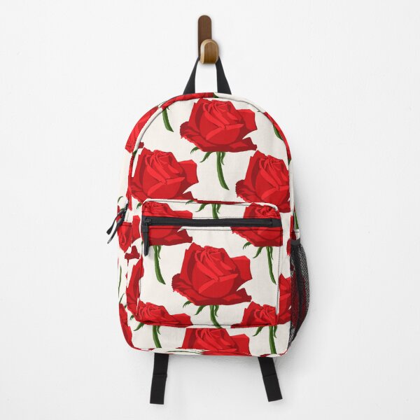 Item preview, red flowers pattern designed and sold by sbrstore.