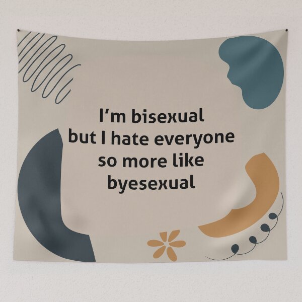 Item preview, I'm bisexual but I hate everyone so more like byesexual designed and sold by izzygorrocha.