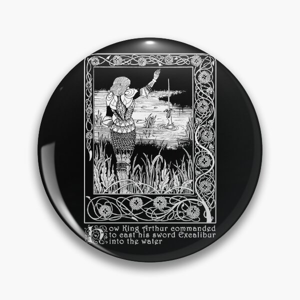 Item preview, King Arthur, Excalibur Legend Design, Arthurian Gift, Myths and Legends designed and sold by Proverbial Wisdom Design.