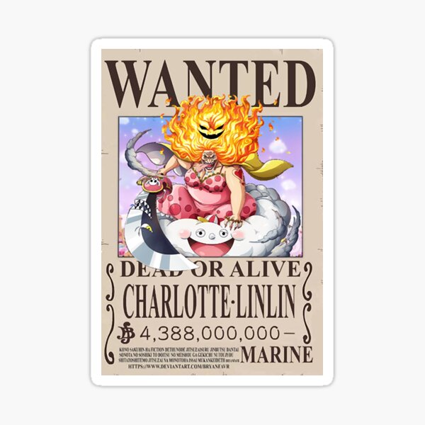 Big Mom Wanted Stickers for Sale