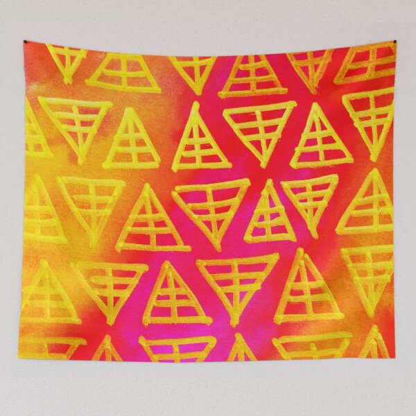 Item preview, Golden Pattern Artwork designed and sold by MinArt Illustrations.
