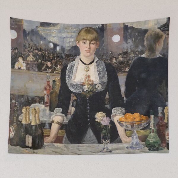 Aperçu de l'œuvre Un Bar Aux Folies Bergère Par Edouard Manet créée et vendue par JDesigningMO.
