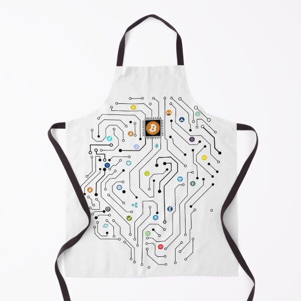 Item preview, Crypto icon on CPU of head man circuit , Digital money and Finance in future logo, AI and human in future of technology and finance , crypto currency concept. designed and sold by WP-7824.