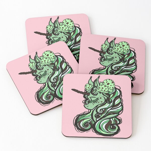 Item preview, Mint Chocolate Chip Unicorn designed and sold by JanGrackle.
