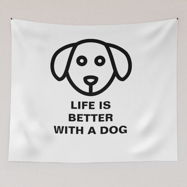 Item preview, Life is better with a dog designed and sold by Trendy Design.