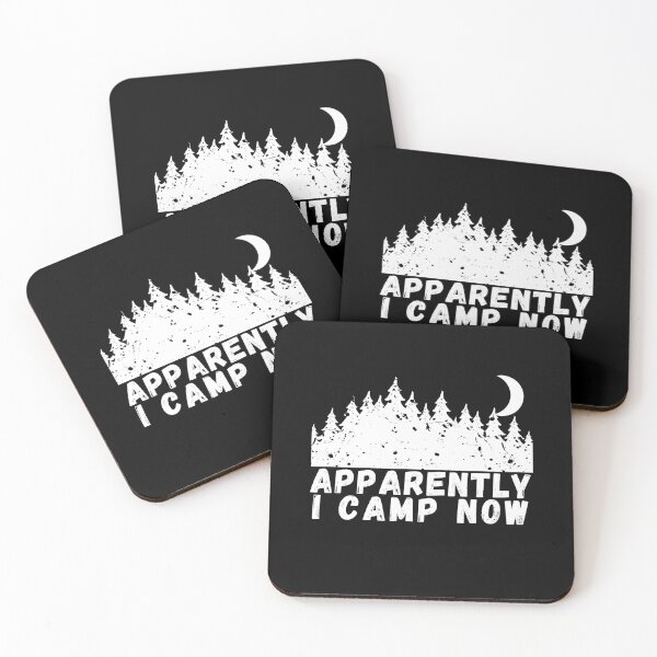 Item preview, Apparently I Camp Now T-Shirt Cool Design Tee designed and sold by LJ4EVER.