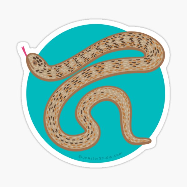 Brown Snake Sticker