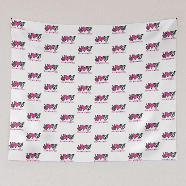 Item preview, Peace Love Pitbulls-gift idea for pitbull lovers designed and sold by BRtisticDesigns.