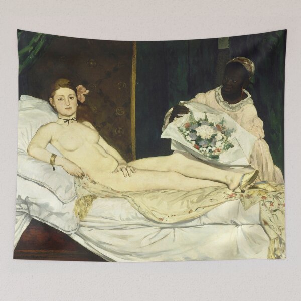 Item preview, Olympia Painting By Edouard Manet designed and sold by JDesigningMO.