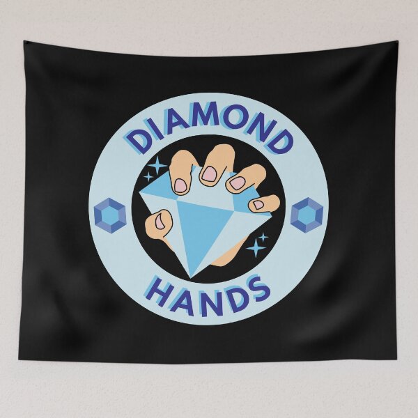 Item preview, Diamond Hands HODL designed and sold by ShinsenMerch.