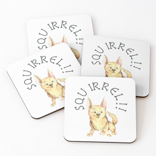 Item preview, SQUIRREL! Funny dog lover gift idea for animal lovers designed and sold by BRtisticDesigns.