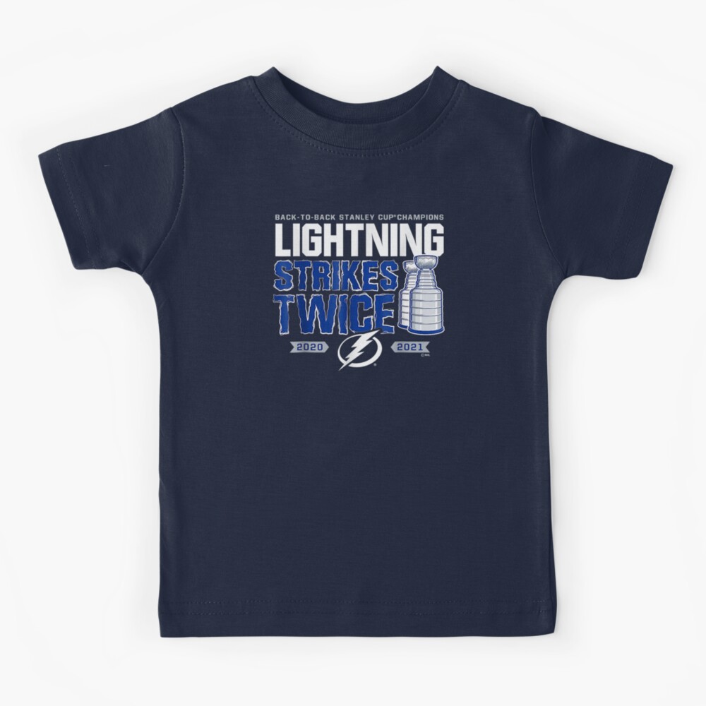 BLUE Lightning Stanley Cup Champions T-shirt TODDLER 