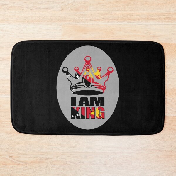 Item preview, I Am King of Papua New Guinea with Flag designed and sold by PNG-pikinini.
