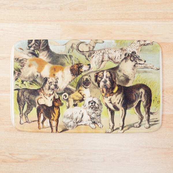 Item preview, Dog breeds Terrier Setter Pug Mastiff and more vintage print designed and sold by Vintage Designs +.