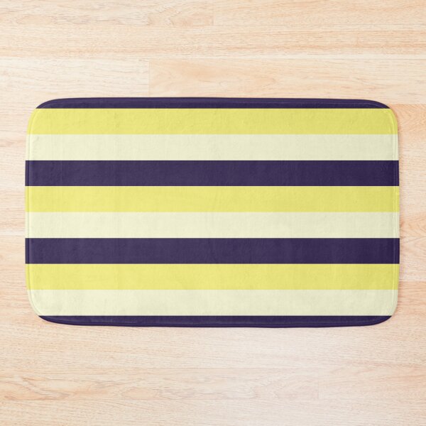 Item preview, 3 Large NAVY BLUE, YELLOW and CREAM Horizontal STRIPES designed and sold by RachelMacht.