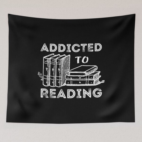 Item preview, Addicted to Reading T-Shirt Cool Design Tee designed and sold by LJ4EVER.