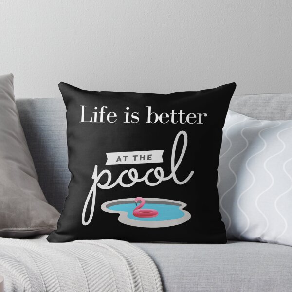 Artikelvorschau, Am Pool ist das Leben schöner entworfen und verkauft von ClickATee Store .