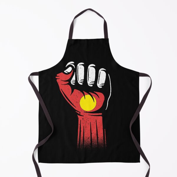Item preview, Australian Aboriginal Native Flag Hand up Red Yellow Land Rights and Freedom designed and sold by Dolphin Graphic.