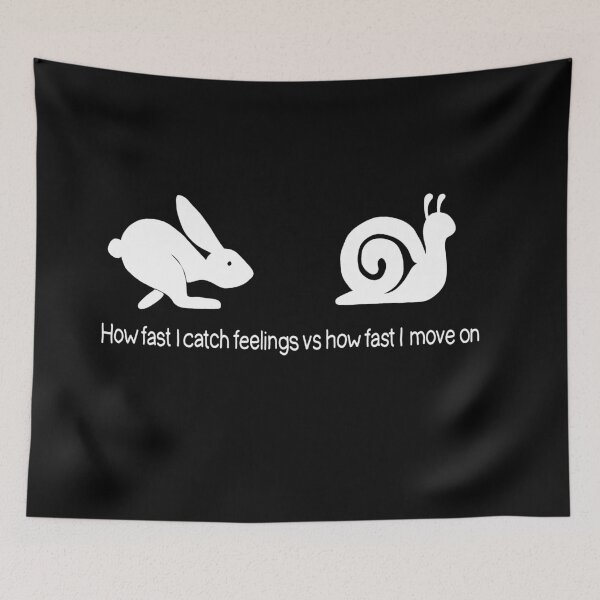 Item preview, How fast I catch feelings vs how fast I move on designed and sold by ValentinaHramov.