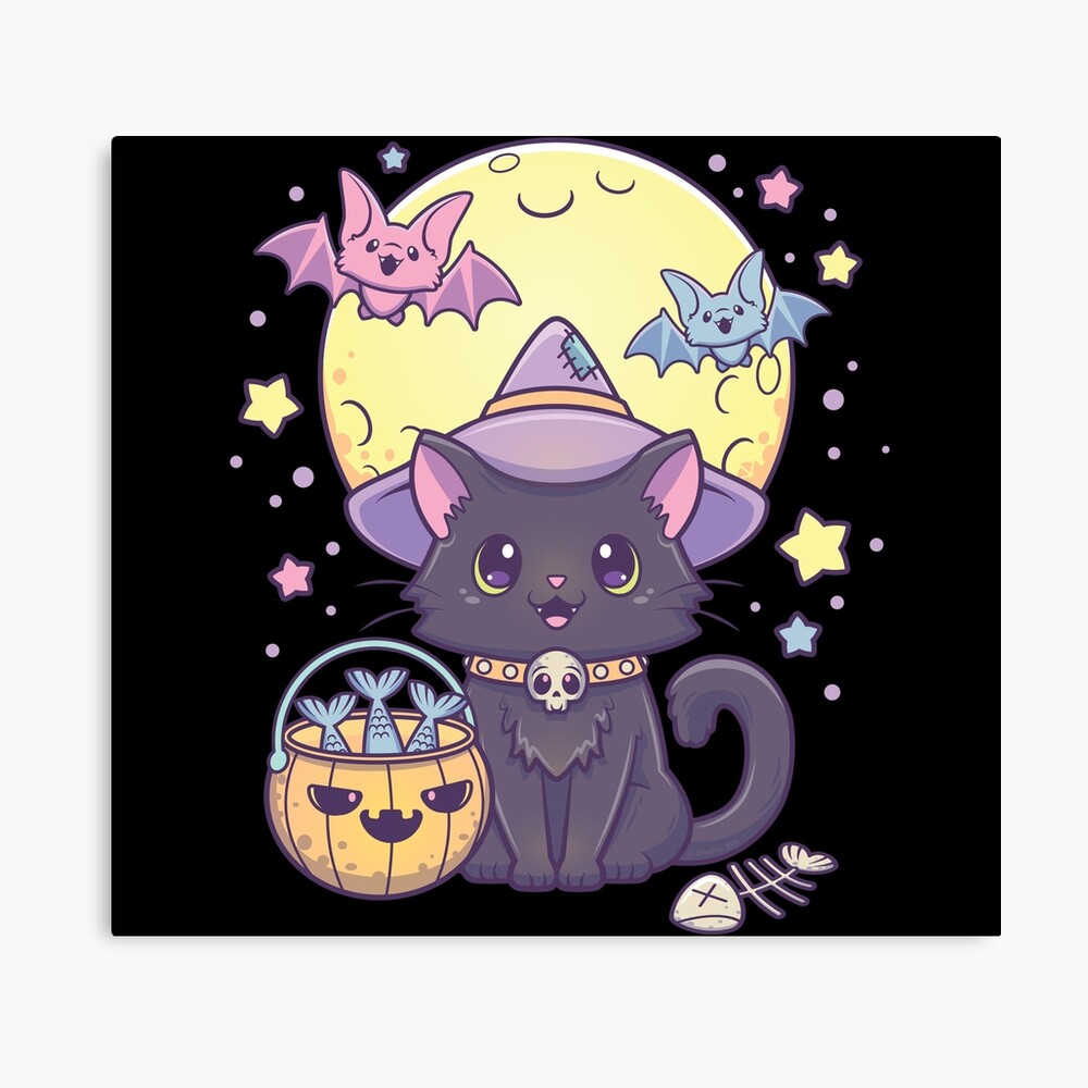 The Kawaii Goth Pastel Black Bats Dark Low, Pastel Goth, Creepy Cute ...