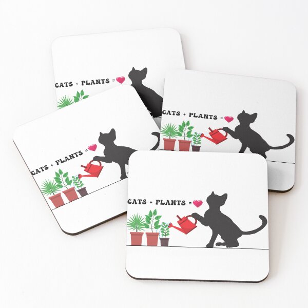 Item preview, Cat Watering Plants designed and sold by Magic-Stone.