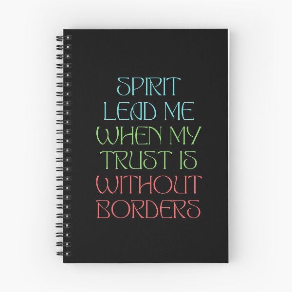 Item preview, Spirit Lead Me When My Trust Is Without Borders designed and sold by Prayingwarrior.
