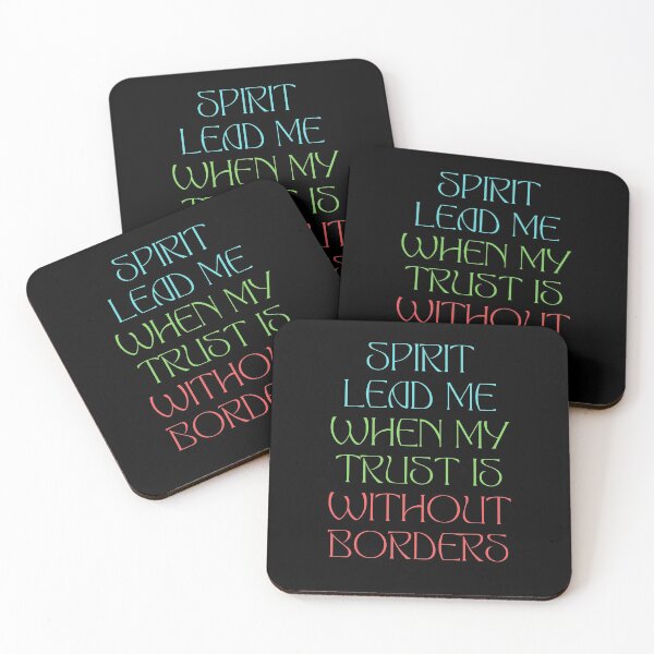 Item preview, Spirit Lead Me When My Trust Is Without Borders designed and sold by Prayingwarrior.