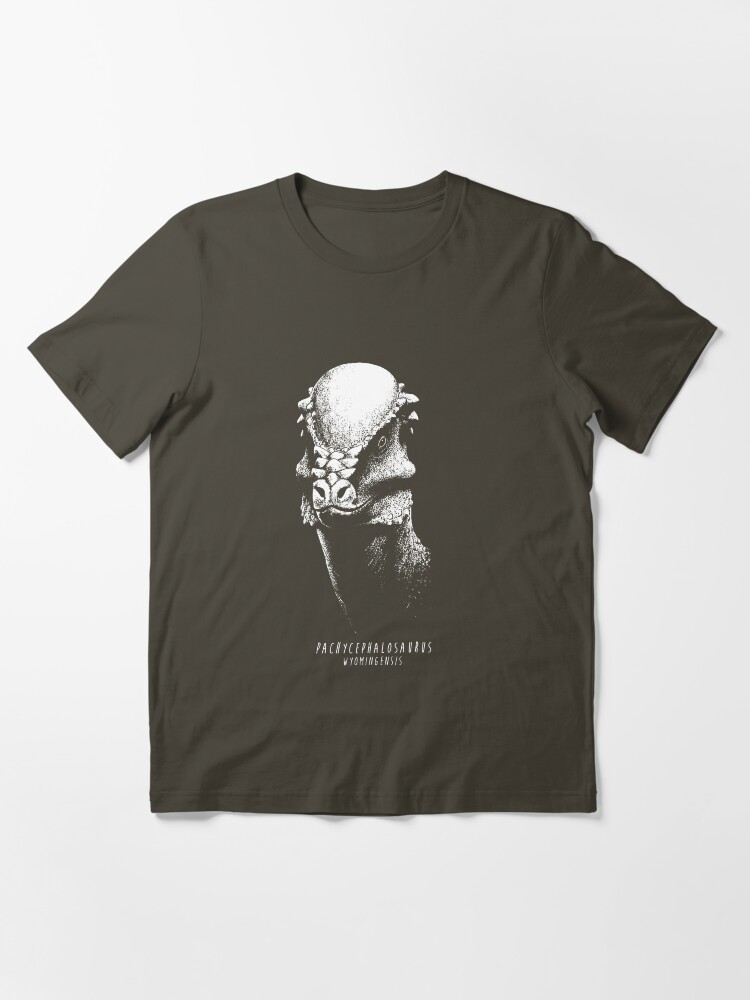 Alternate view of Pachycephalosaurus Essential T-Shirt
