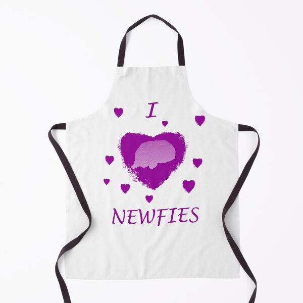 Item preview, Dog Newfoundland heart purple designed and sold by Moonyflower.