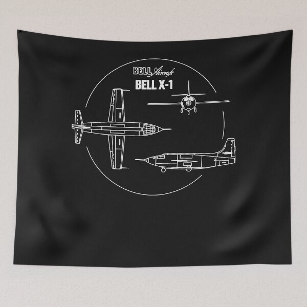 Item preview, Bell X1 - Sound Barrier Airplane Chuck Yeager Retro Aviator History Design Classic T-Shirt.png designed and sold by isaacbmontoya.