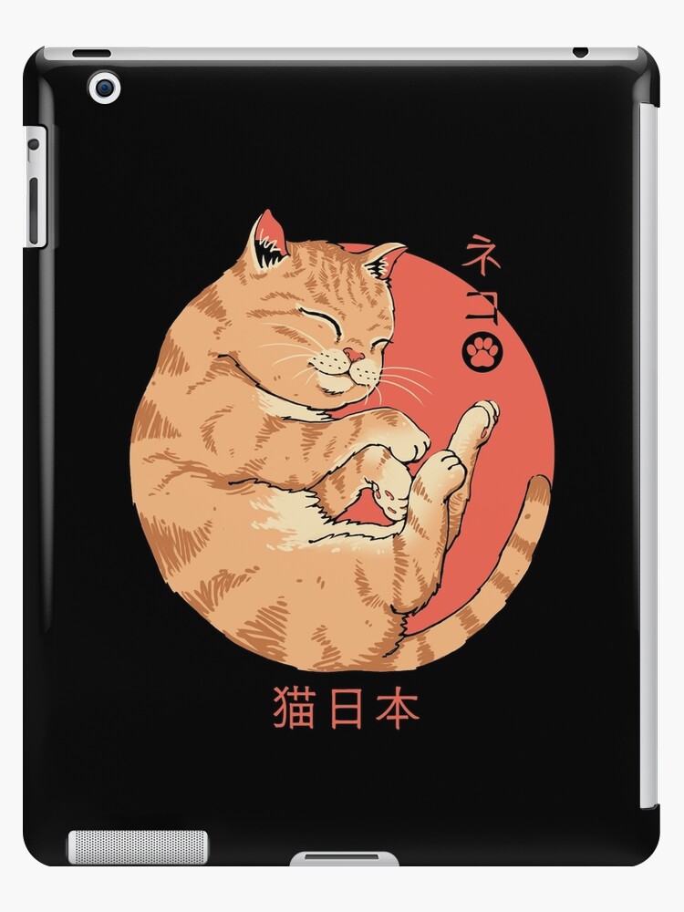  iPhone 14 Pro Samurai Cat Japanese cultural icon retro