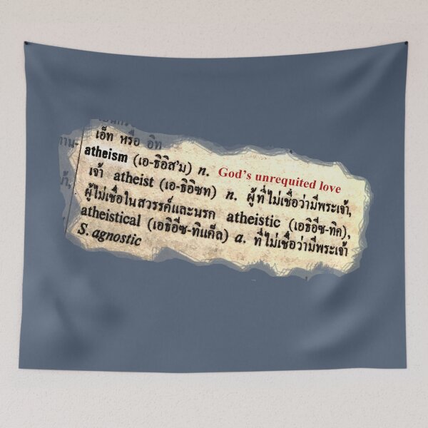 Item preview, Atheist - God's unrequited love designed and sold by LunaticPainter.